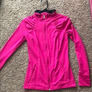 Pink under armor jacket size xs